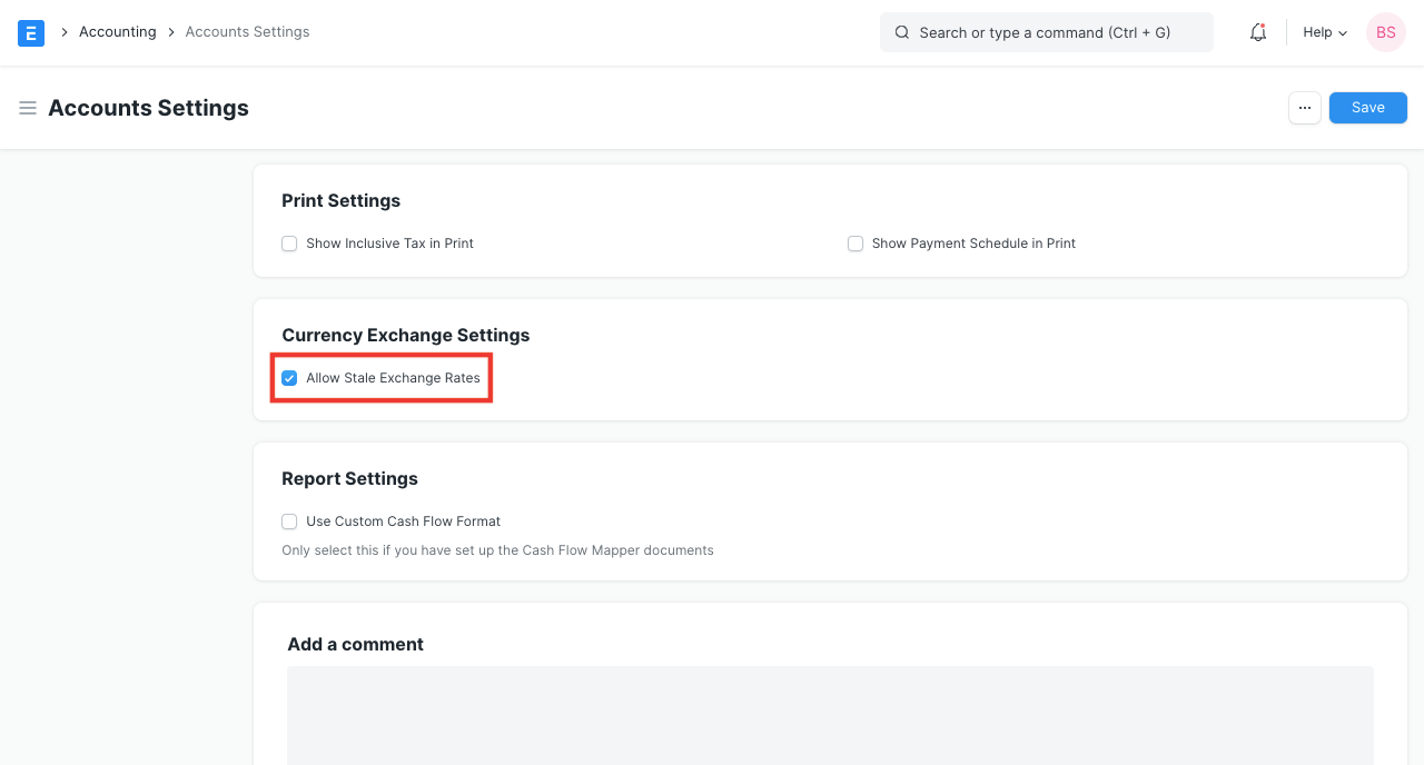 Allow Stale Exchange Rates