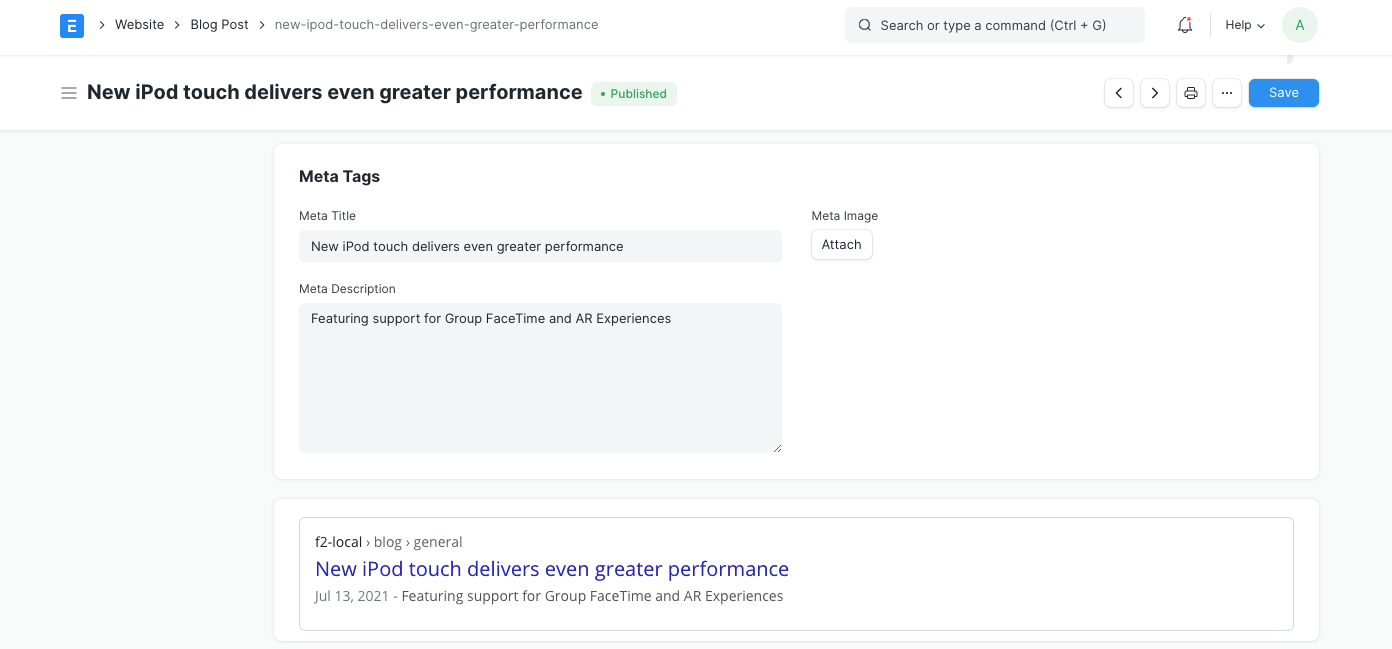 Google Search Preview
