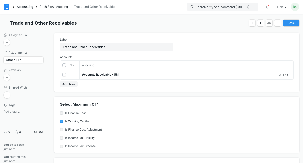 Cash Flow Mapping for Receivables