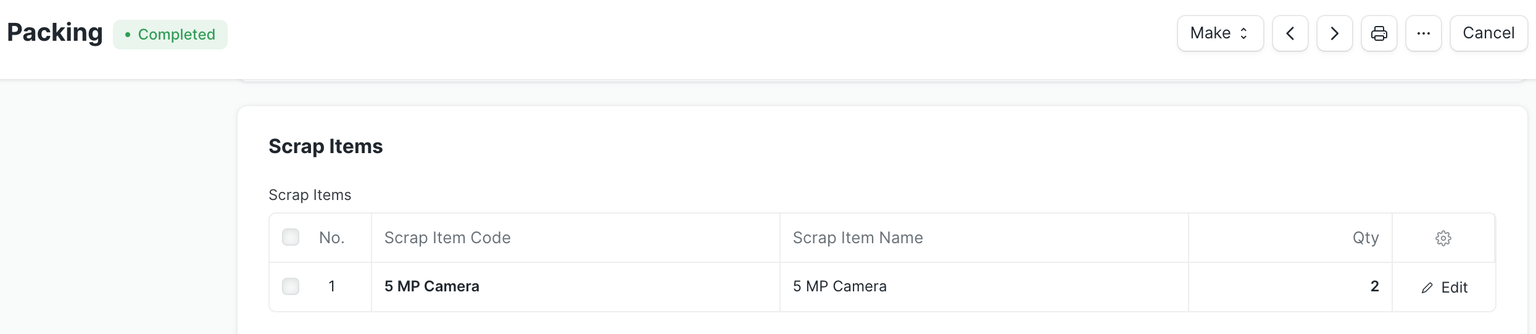 Work Order Job Card Completion