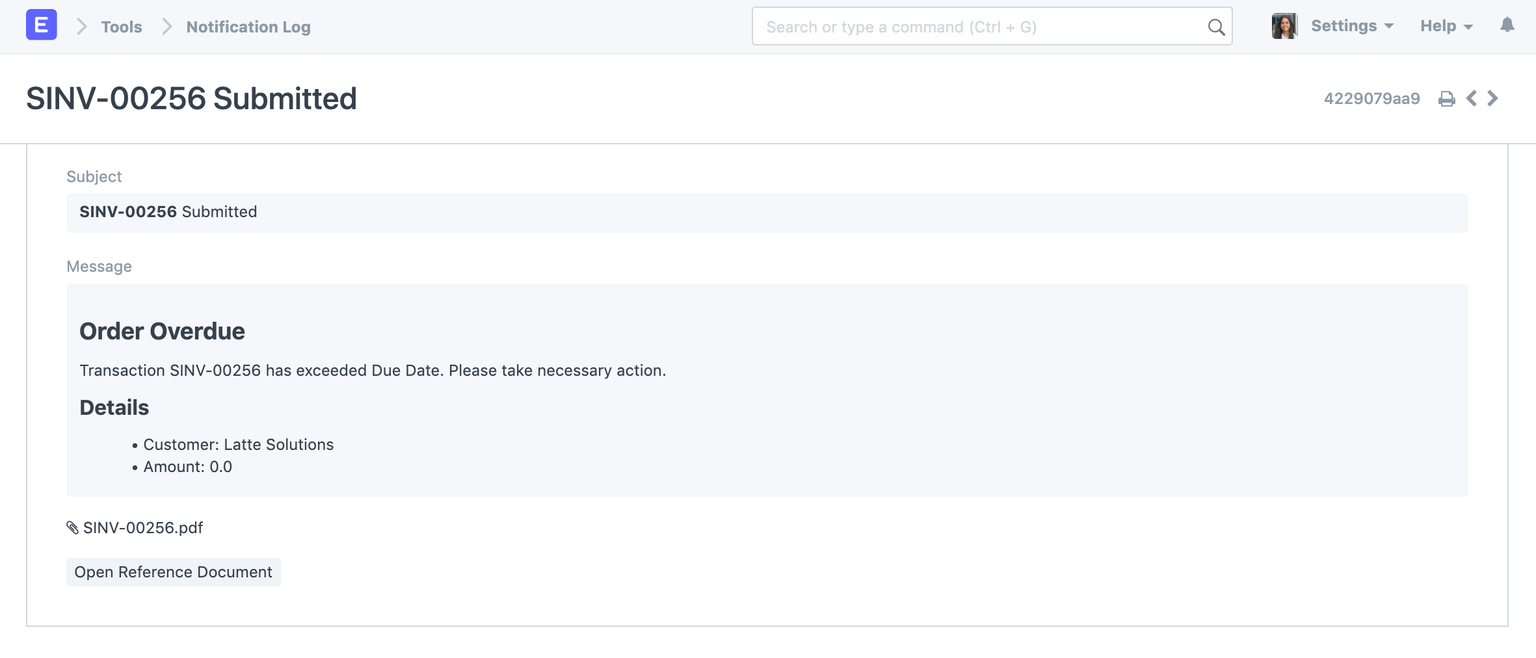 Notifications Dropdown