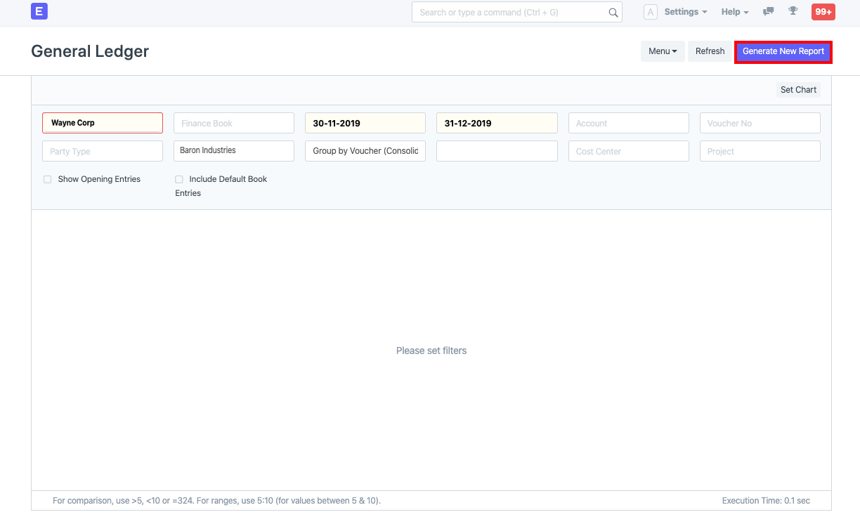 Generate Prepared Report